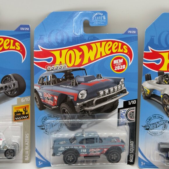 Hot Wheels 2020 Set Of 4: 42 Willys MB Jeep Big-Air Bel-Air Electrac Silhouette - Picture 4 of 10